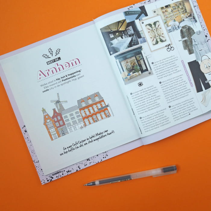 Fashionista Magazine Arnhem Skyline illustration