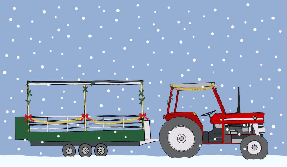 Holkham tractor illustration