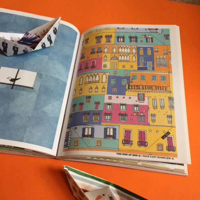 Flow magazine origami boat