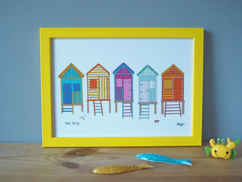 norfolk-beach-huts-print