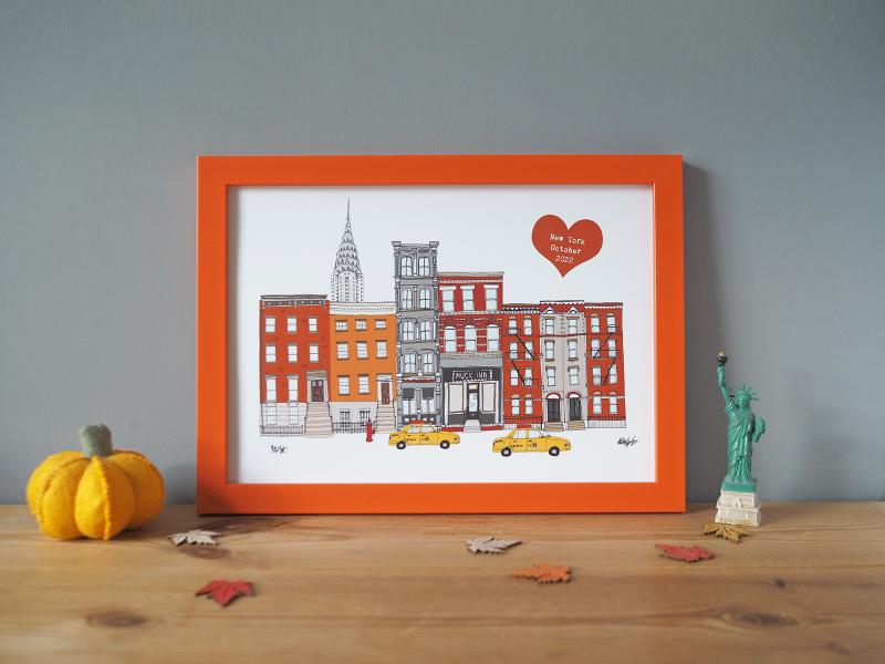 newyork-personalised-print